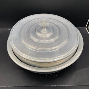 Revell Ware RW500 Aluminum Stackable Communion Tray USA Lid and Base ONLY